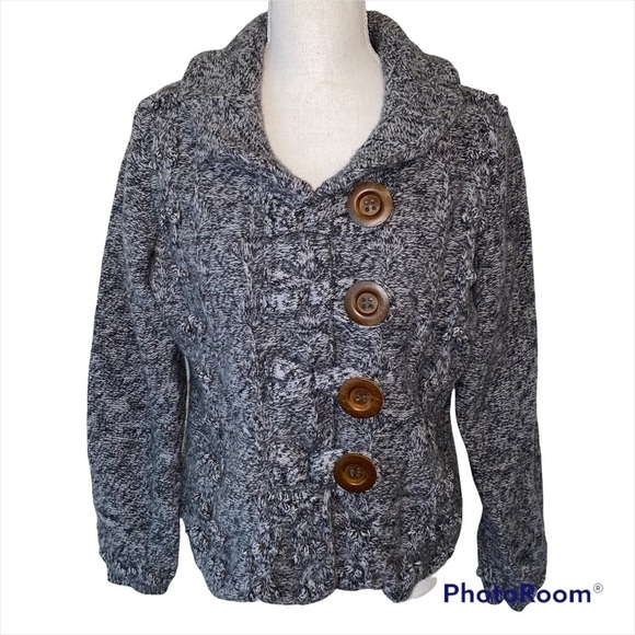 Chadwicks Sweaters - Beautiful Soft Lambswool Gray Sweater by Chadwicks Size Large